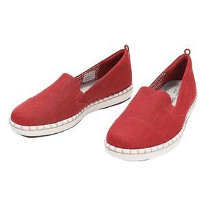 Clarks Sneaker Red Rose Cloudstepper Step Glow Jade Loafer Flat Slip-On 10